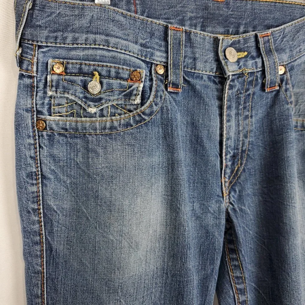 True Religion World Tour Billy Straight Leg Jeans